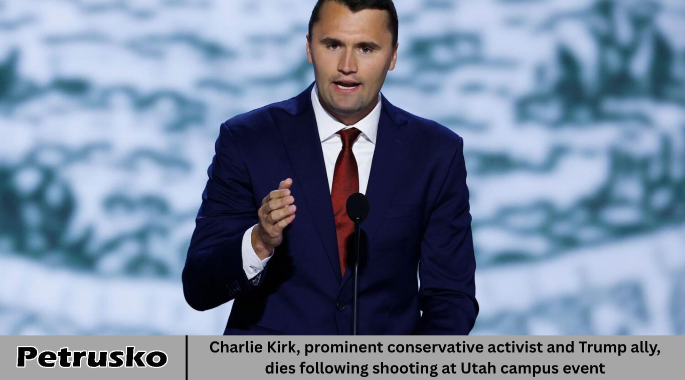 Charlie Kirk, prominent conservative activist and Trump ally, dies following shooting at Utah campus event