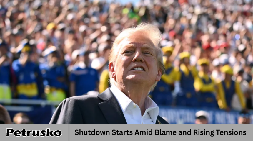 Shutdown Starts Amid Blame and Rising Tensions