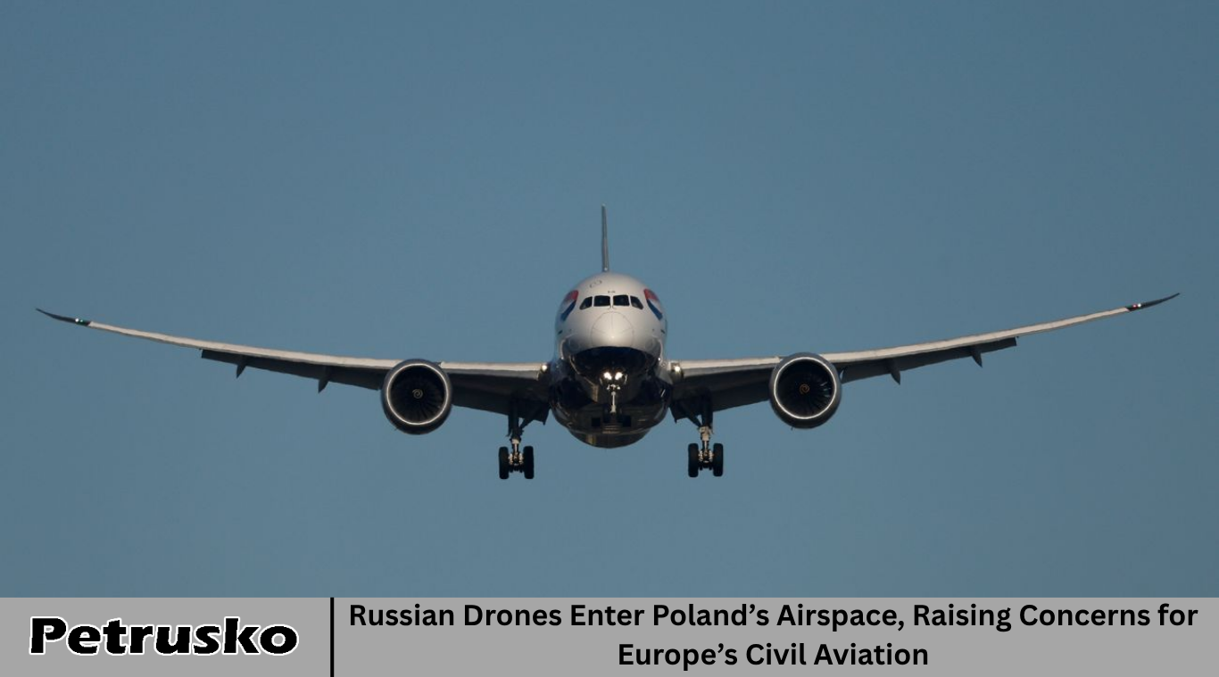 Russian Drones Enter Poland’s Airspace, Raising Concerns for Europe’s Civil Aviation